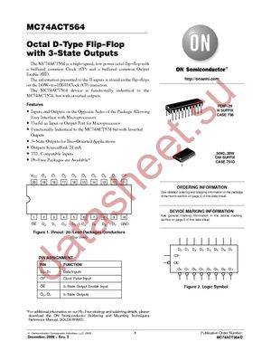 MC74ACT564N datasheet  